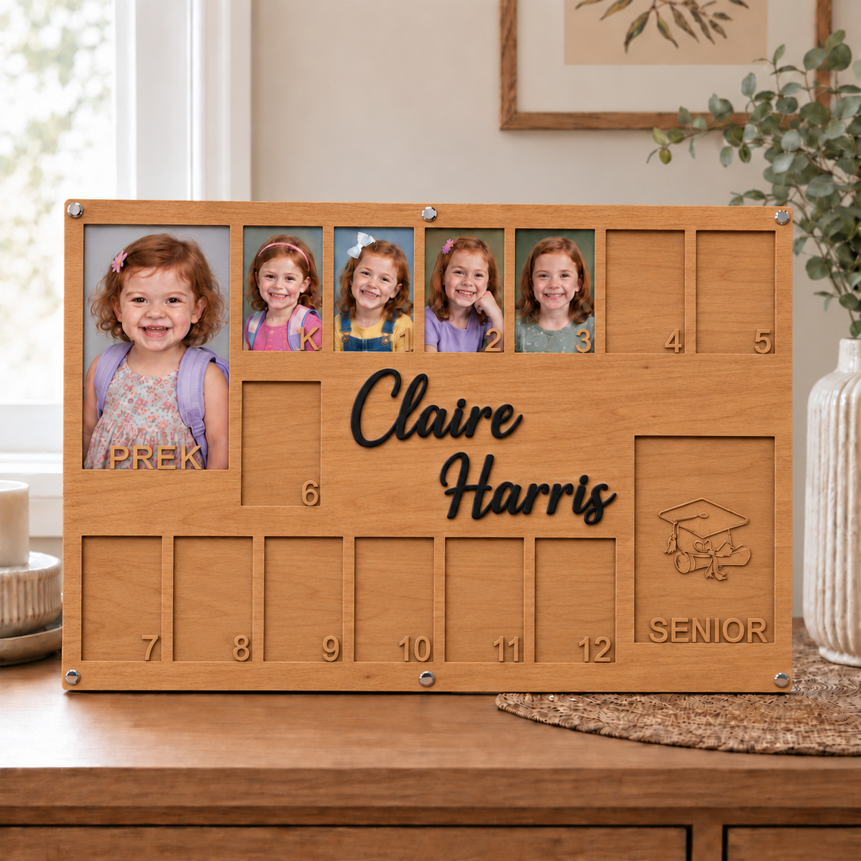 📚Personalized School Years Photo Frame | From Pre-K to Senior