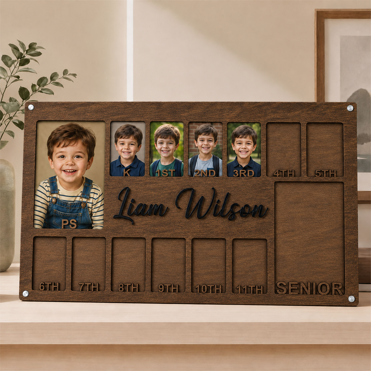 🖼️Personalized School Years Photo Frame | Preschool to Senior Graduation Keepsake