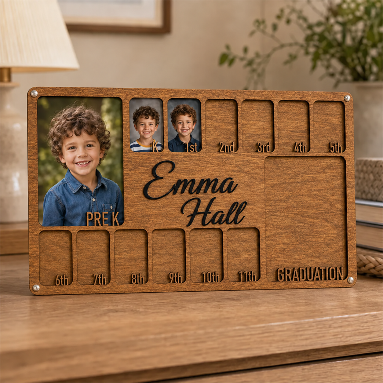 🌱Personalized School Years Photo Frame | From Pre-K to Senior Graduation Keepsake