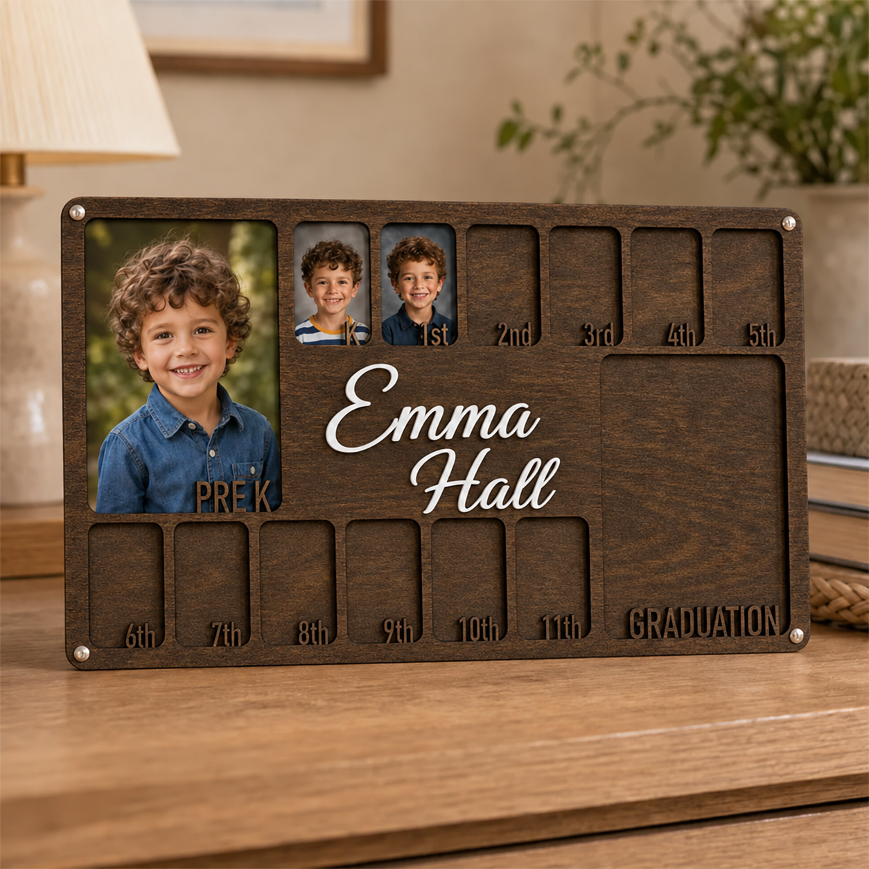 🌱Personalized School Years Photo Frame | From Pre-K to Senior Graduation Keepsake