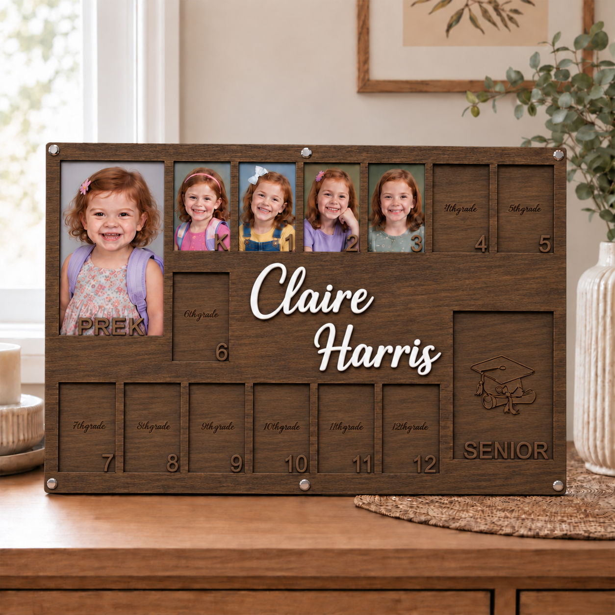 📚Personalized School Years Photo Frame | From Pre-K to Senior