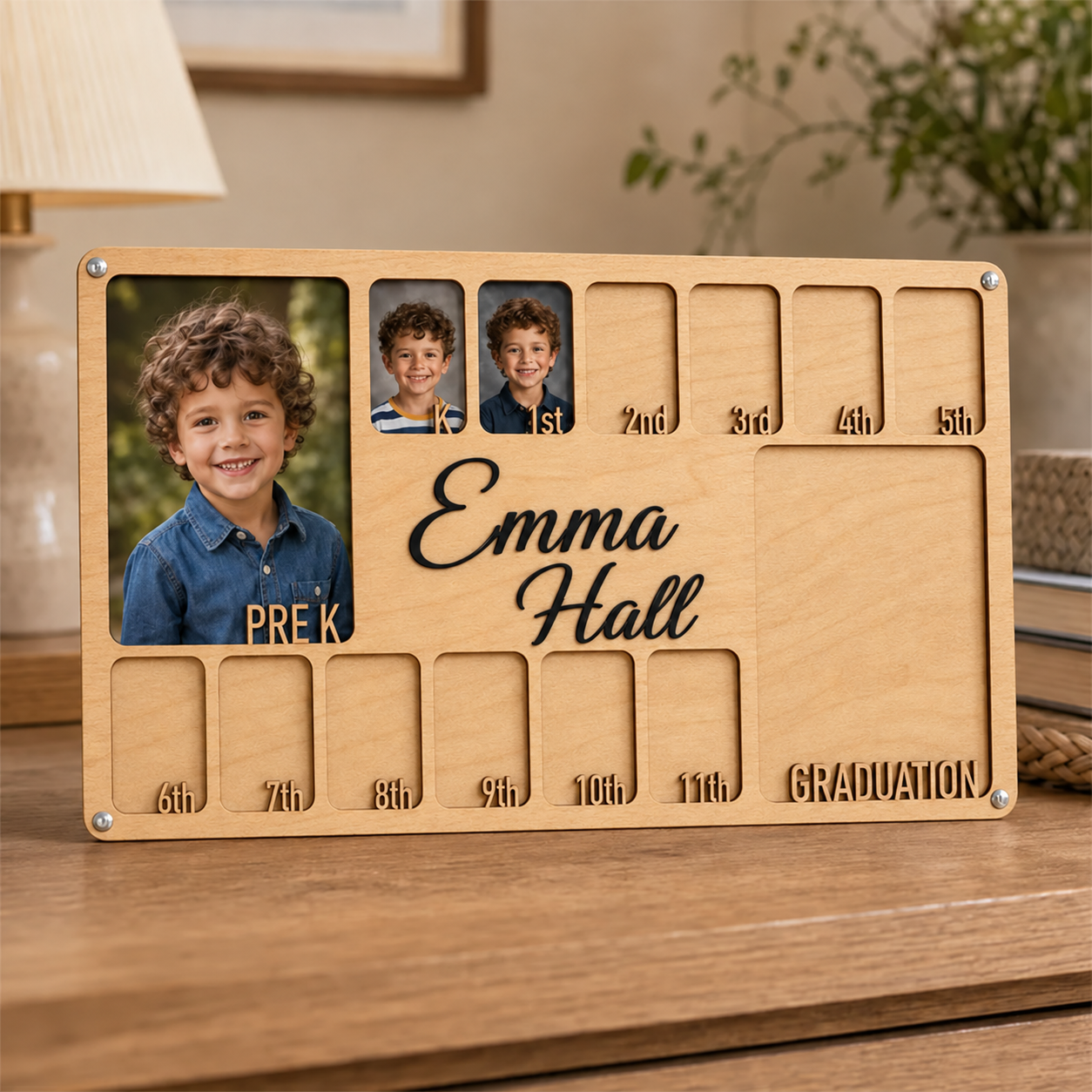 🌱Personalized School Years Photo Frame | From Pre-K to Senior Graduation Keepsake