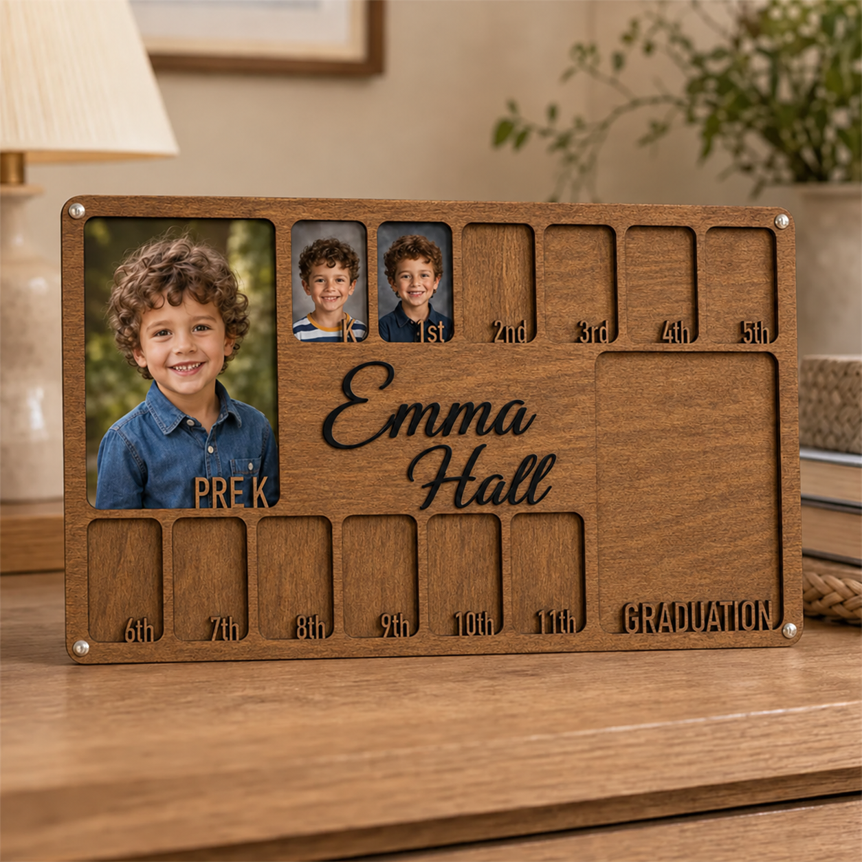 🌱Personalized School Years Photo Frame | From Pre-K to Senior Graduation Keepsake