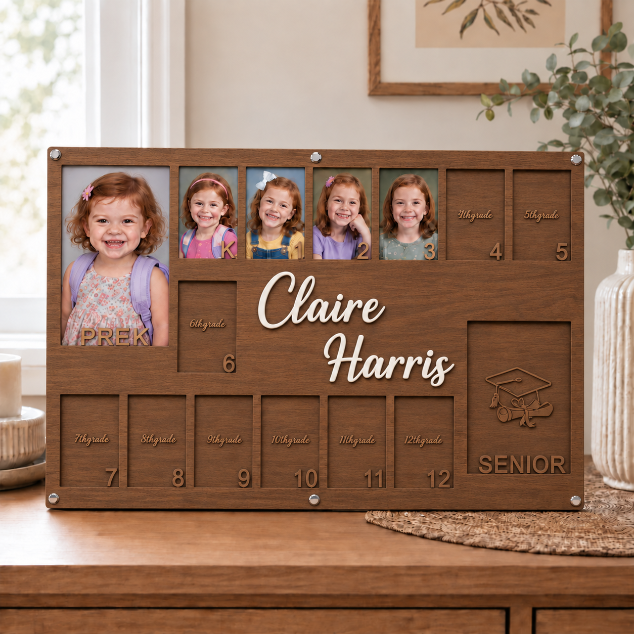 📚Personalized School Years Photo Frame | From Pre-K to Senior