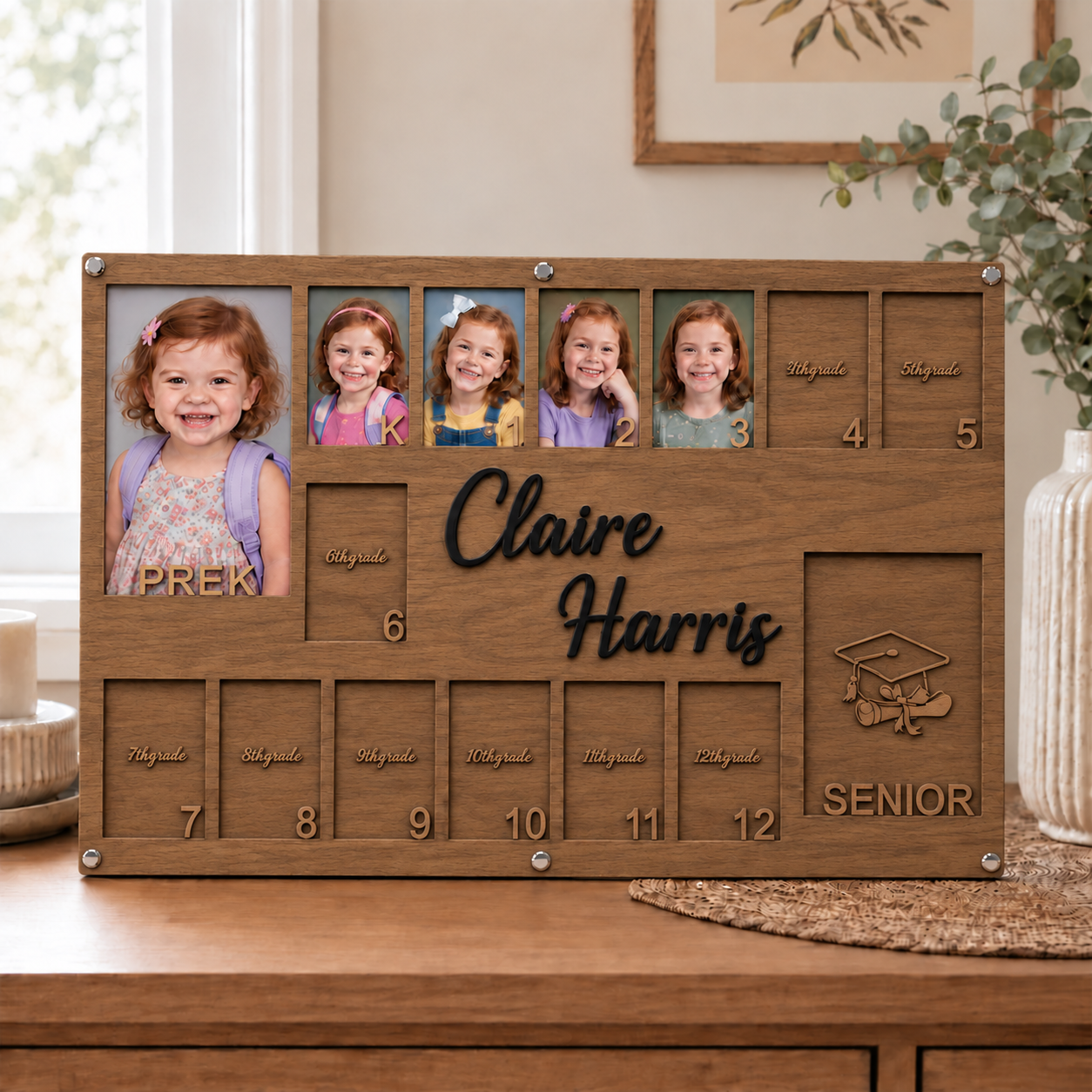 📚Personalized School Years Photo Frame | From Pre-K to Senior