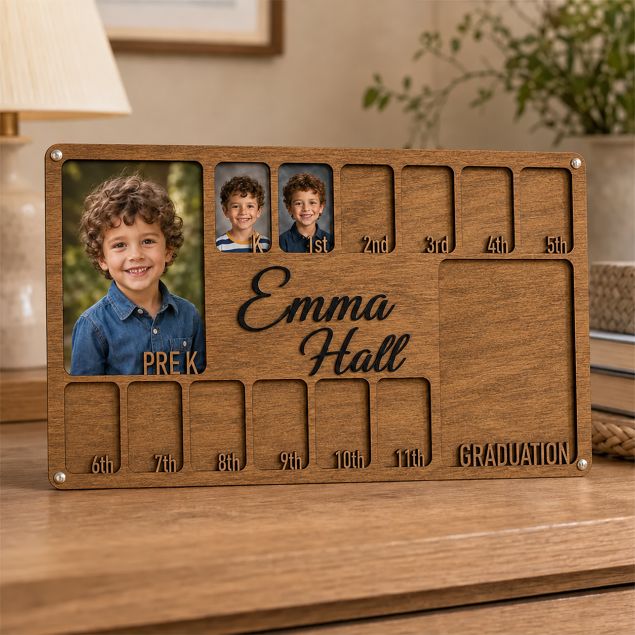 🌱Personalized School Years Photo Frame | From Pre-K to Senior Graduation Keepsake