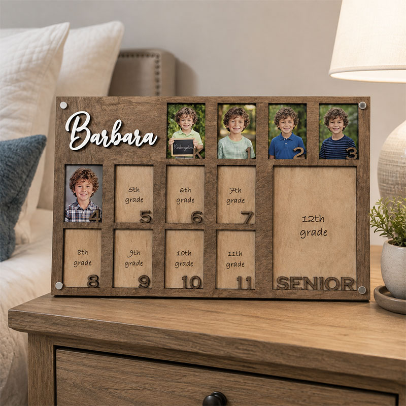 📸Personalized School Years Photo Frame | Kindergarten to Senior Graduation Keepsake