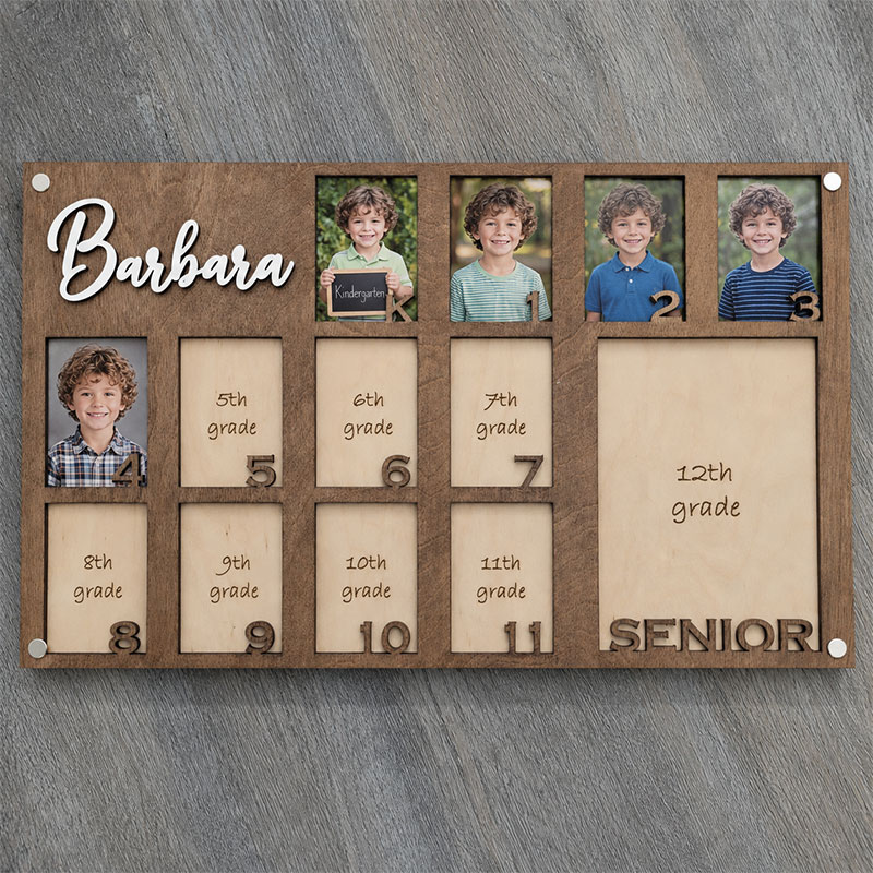📸Personalized School Years Photo Frame | Kindergarten to Senior Graduation Keepsake