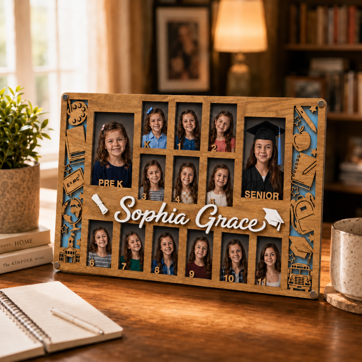 🎓✨ Custom School Memory Photo Frame 