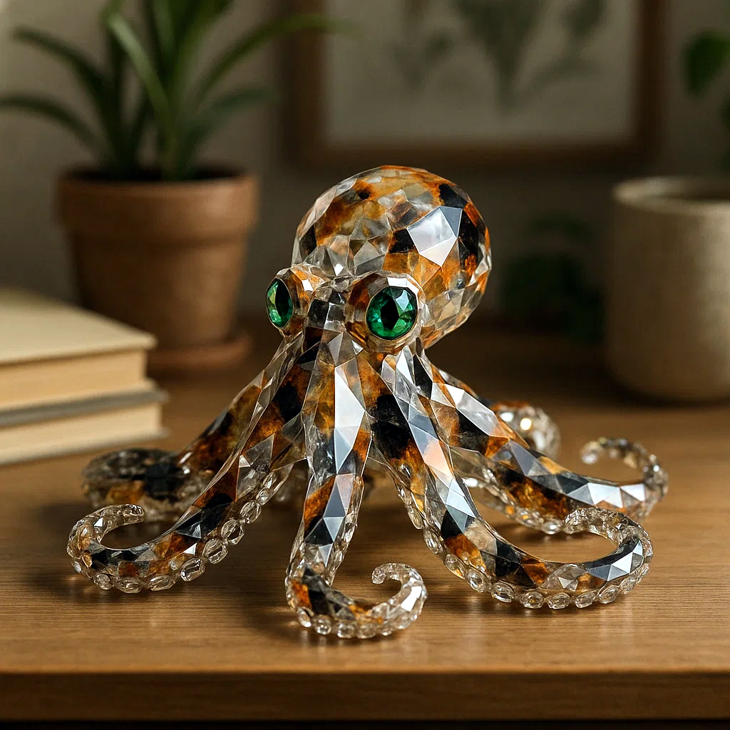 Blue-ringed octopus figurine