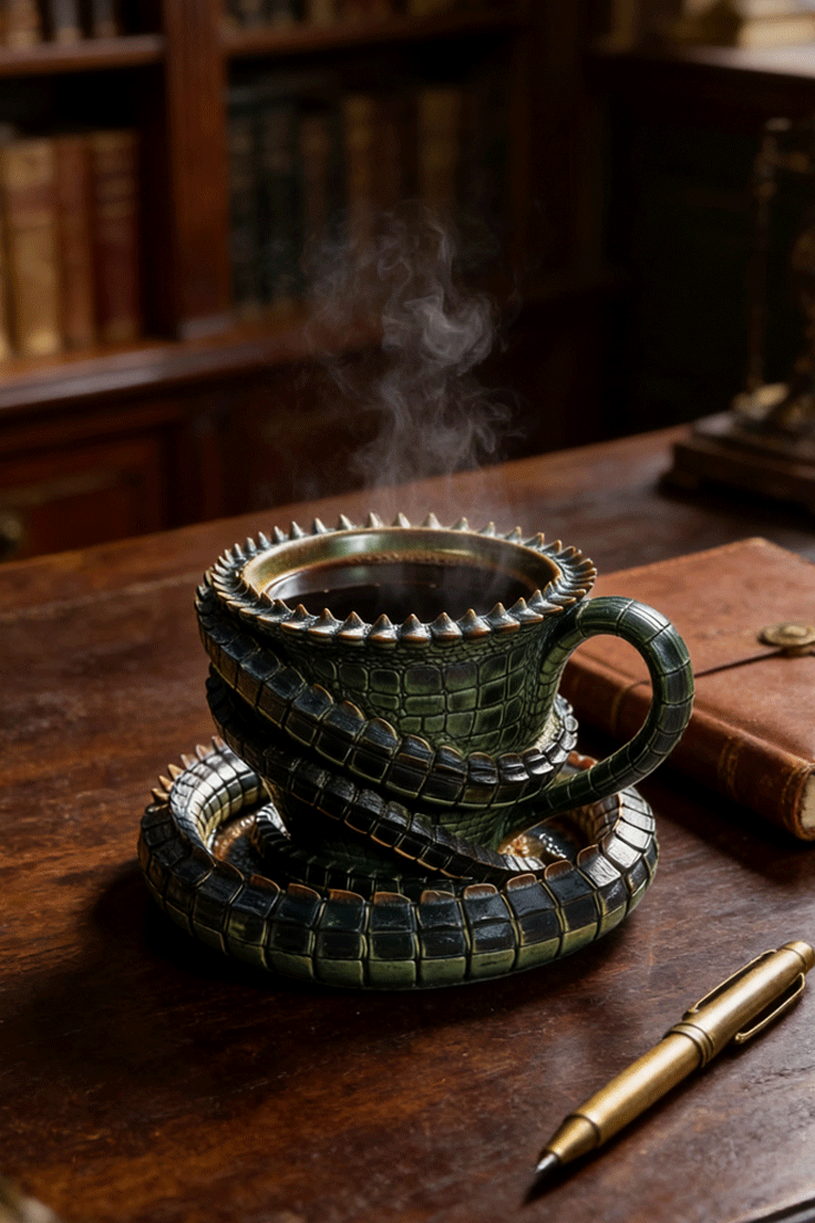 🐊"Crocodile Grip" Coffee Mug