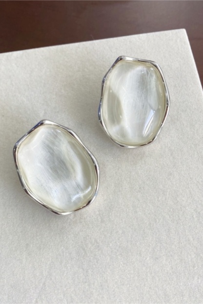 Water Grain Irregular Earrings & Ring Set