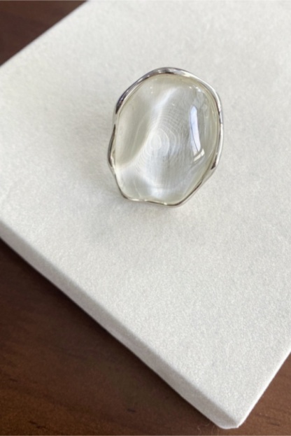 Water Grain Irregular Earrings & Ring Set