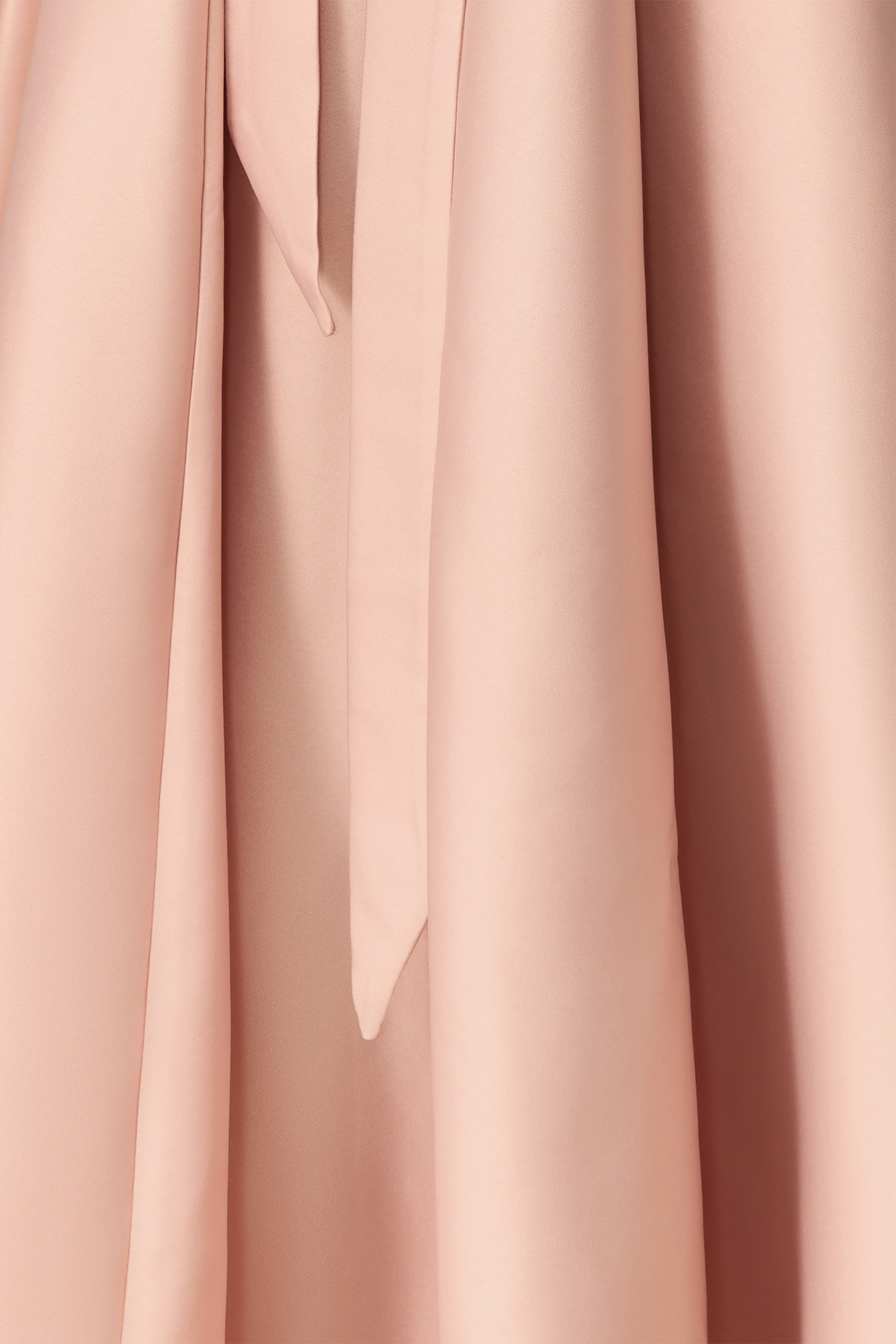 Heart Of The Moment Sleeveless Bow Neck Satin Maxi Dress