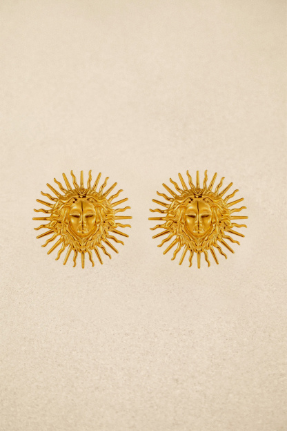 Sunface Stud Earrings