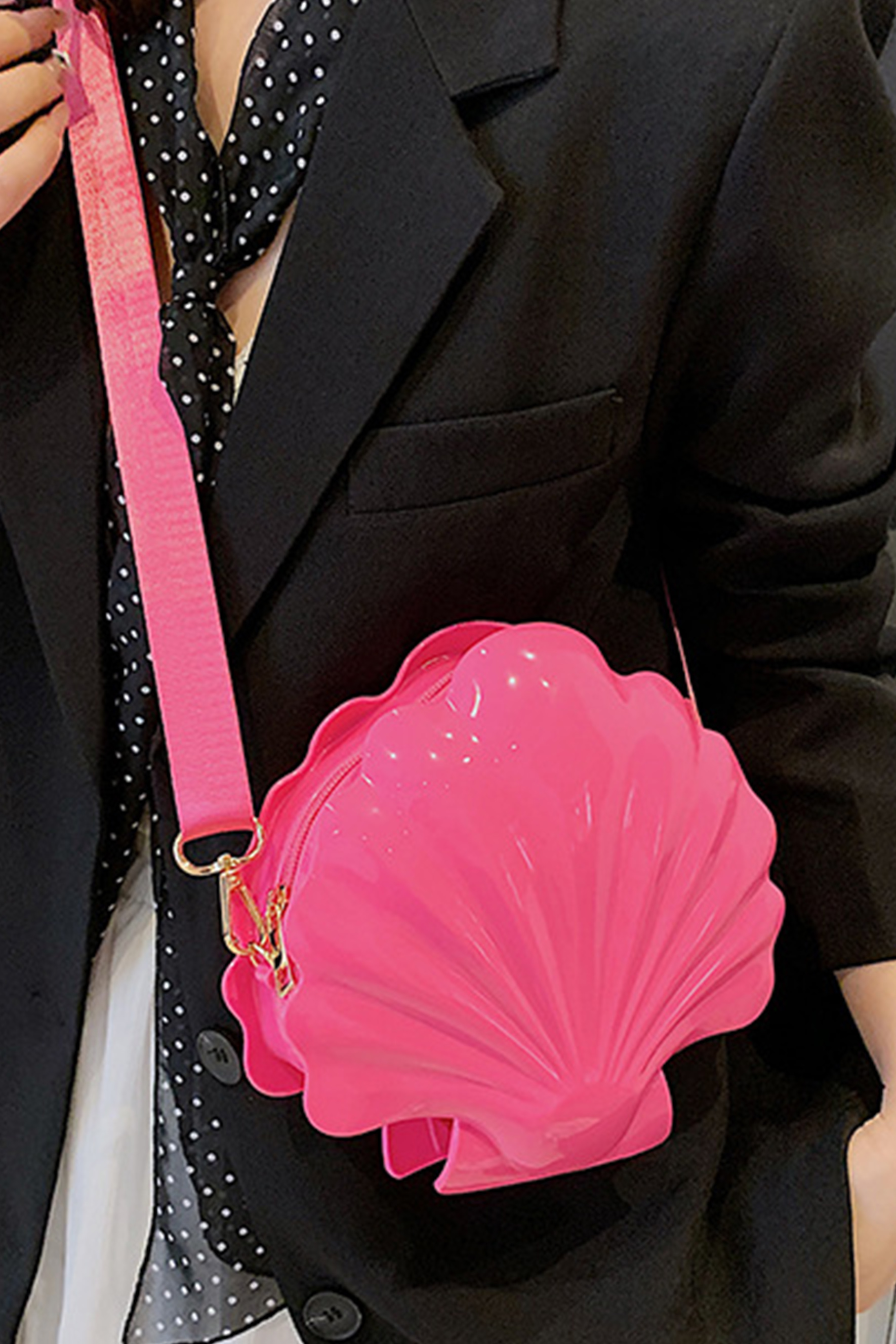 Seashell Shaped Satchel Bag