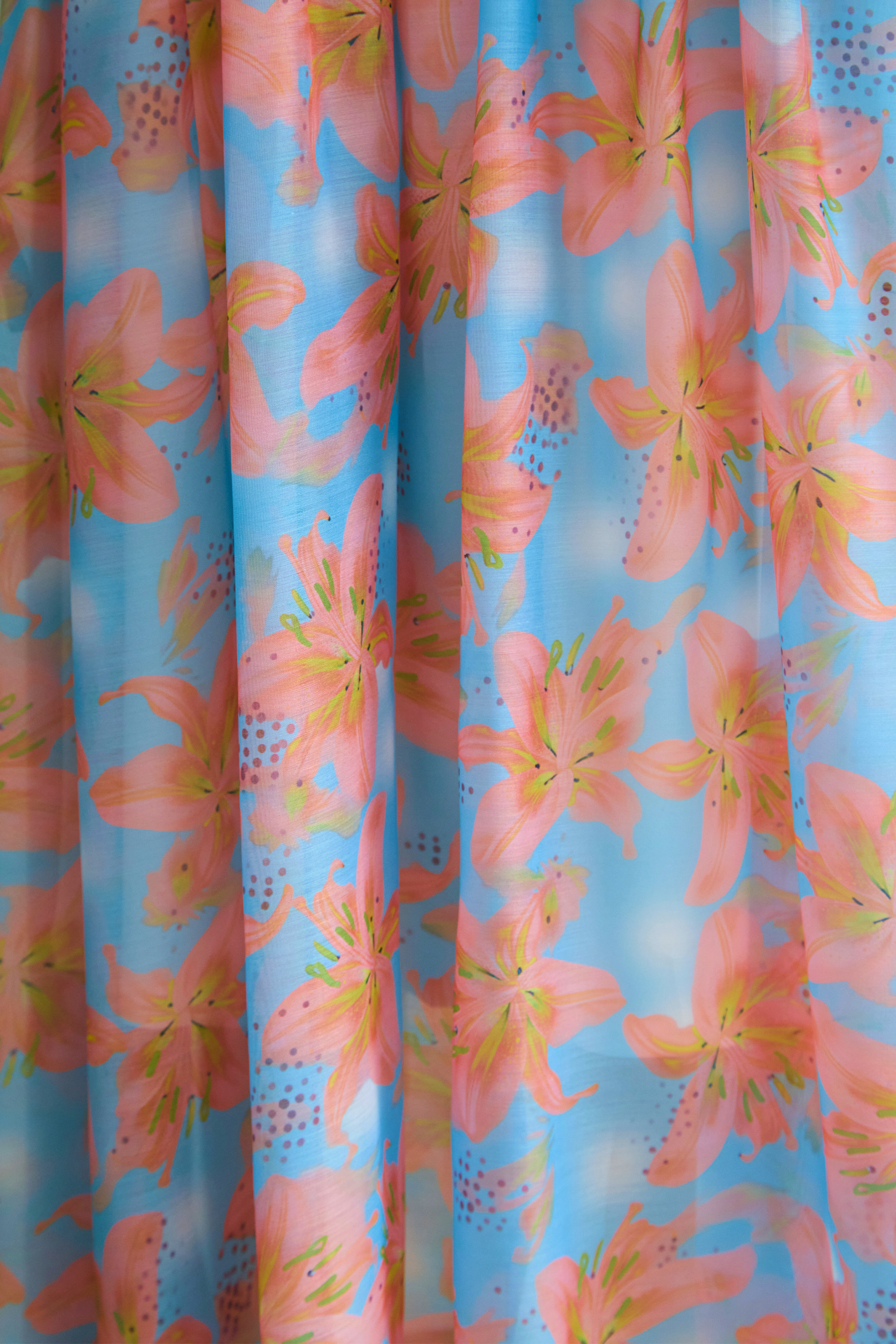 Every Sunny Moment Blue Floral Print Ruffled Maxi Dress