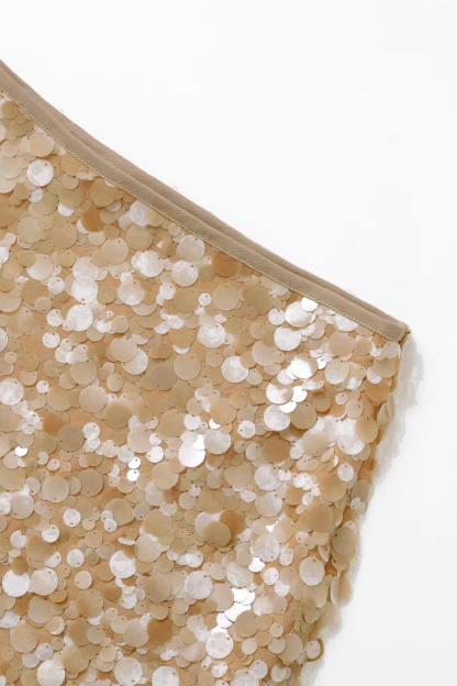 Vania A-line Sequin Mini Skirt