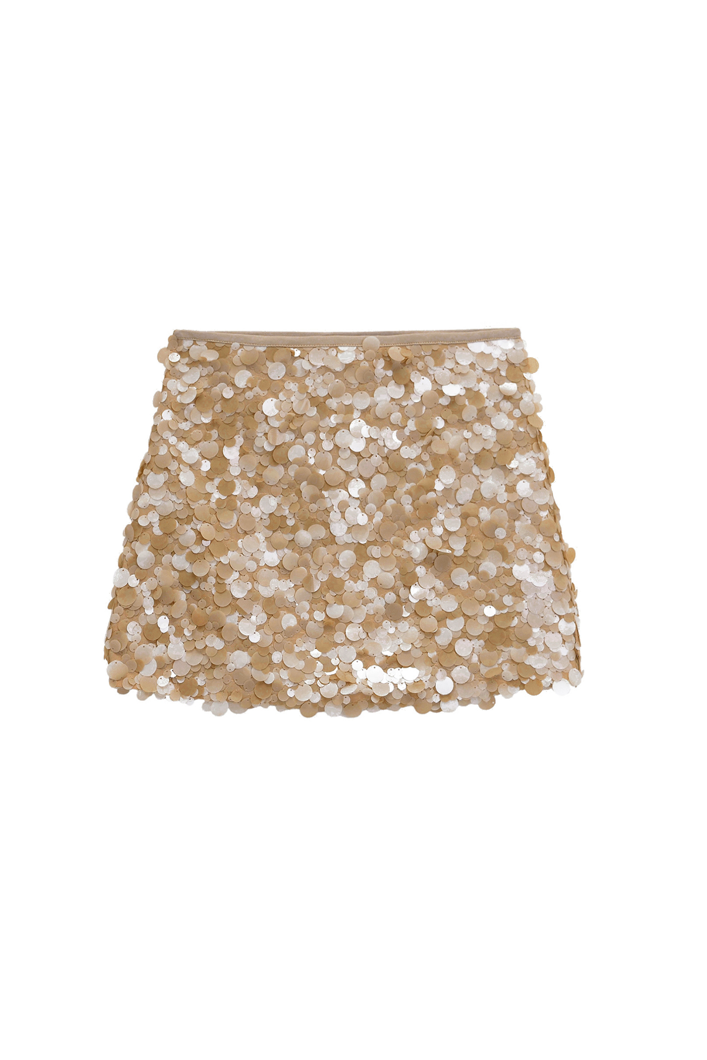 Vania A-line Sequin Mini Skirt