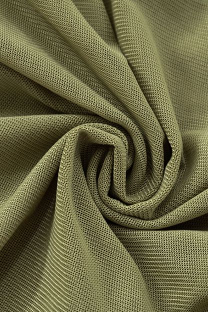 Lillian Off Shoulder Sheer Maxi Mesh Dress