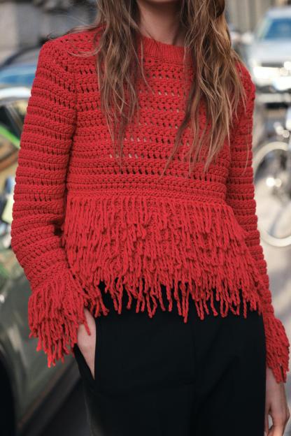 Deirdre Knit Tassel Sweater