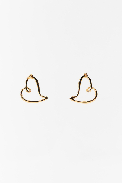 Heart Hoop Earrings