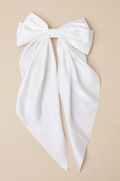 Sicily Satin Bowknot Hair Clip
