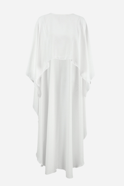 Round Neck Drape Design Cape Top