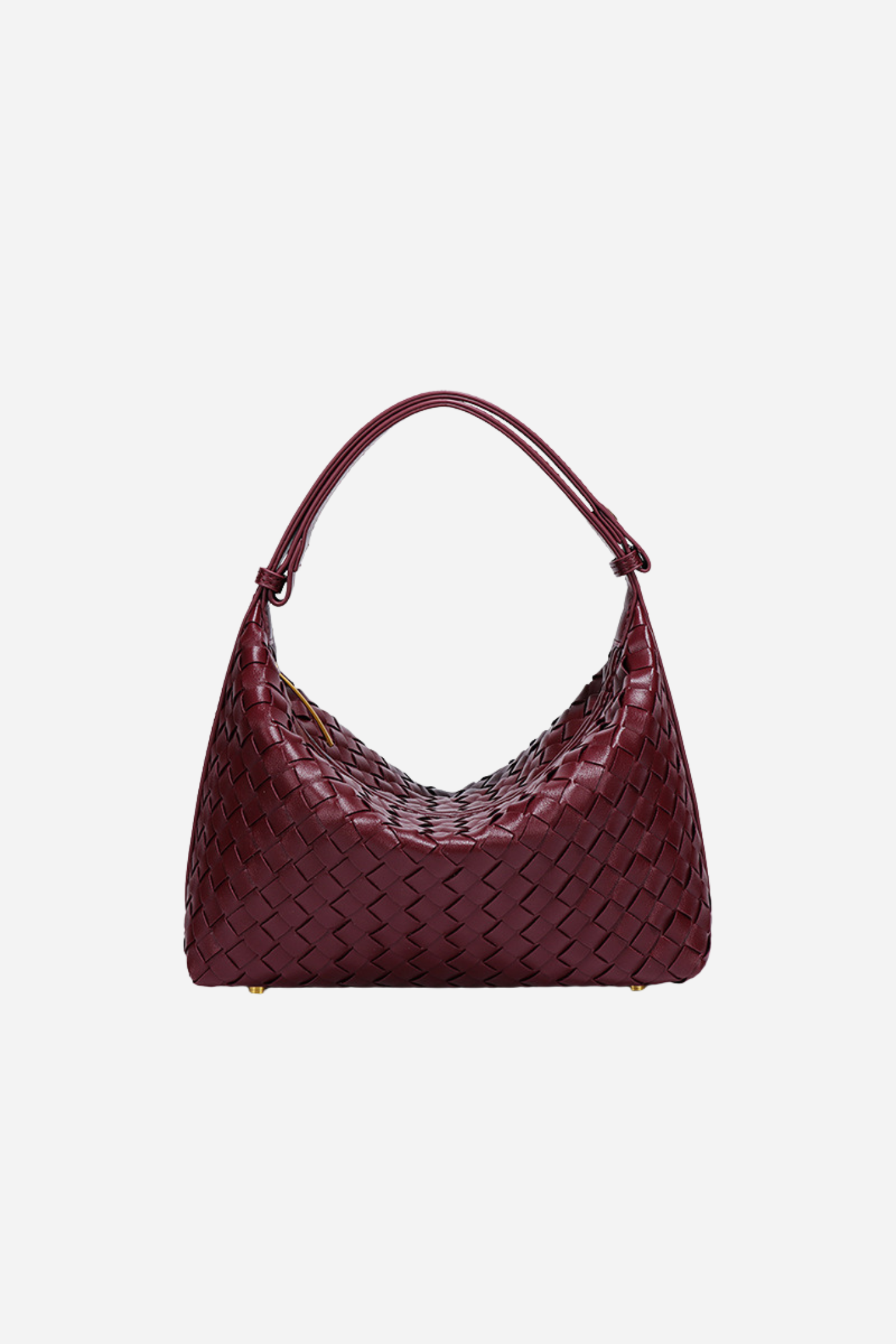 Weaved Leather Hobo Bag