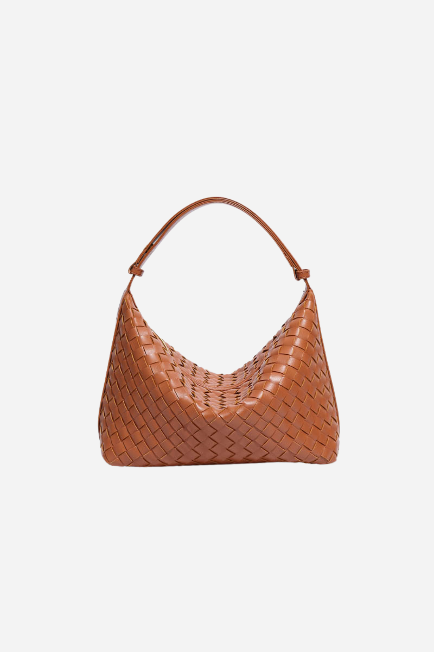 Weaved Leather Hobo Bag