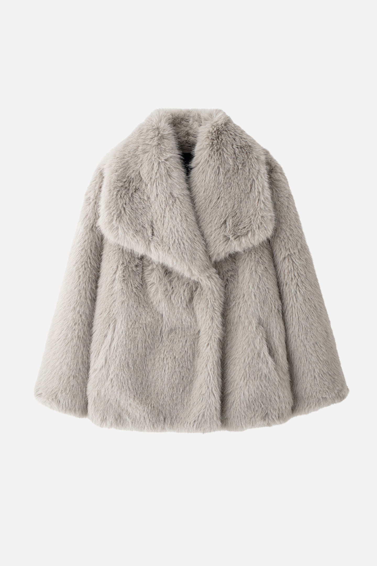 Enid Faux Fur Shawl Collar Jacket