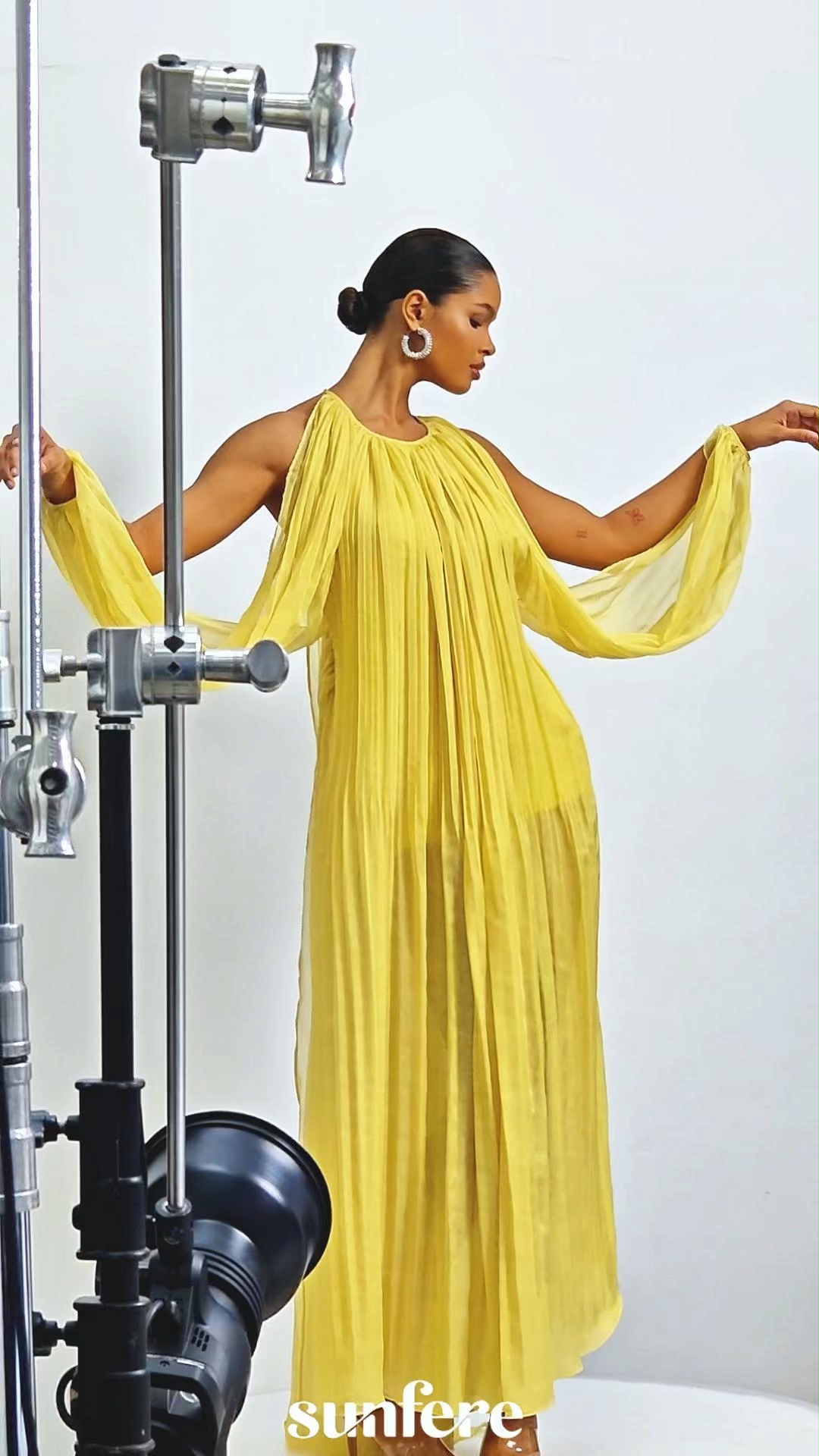 Angela Halter Neck Backless Maxi Dress