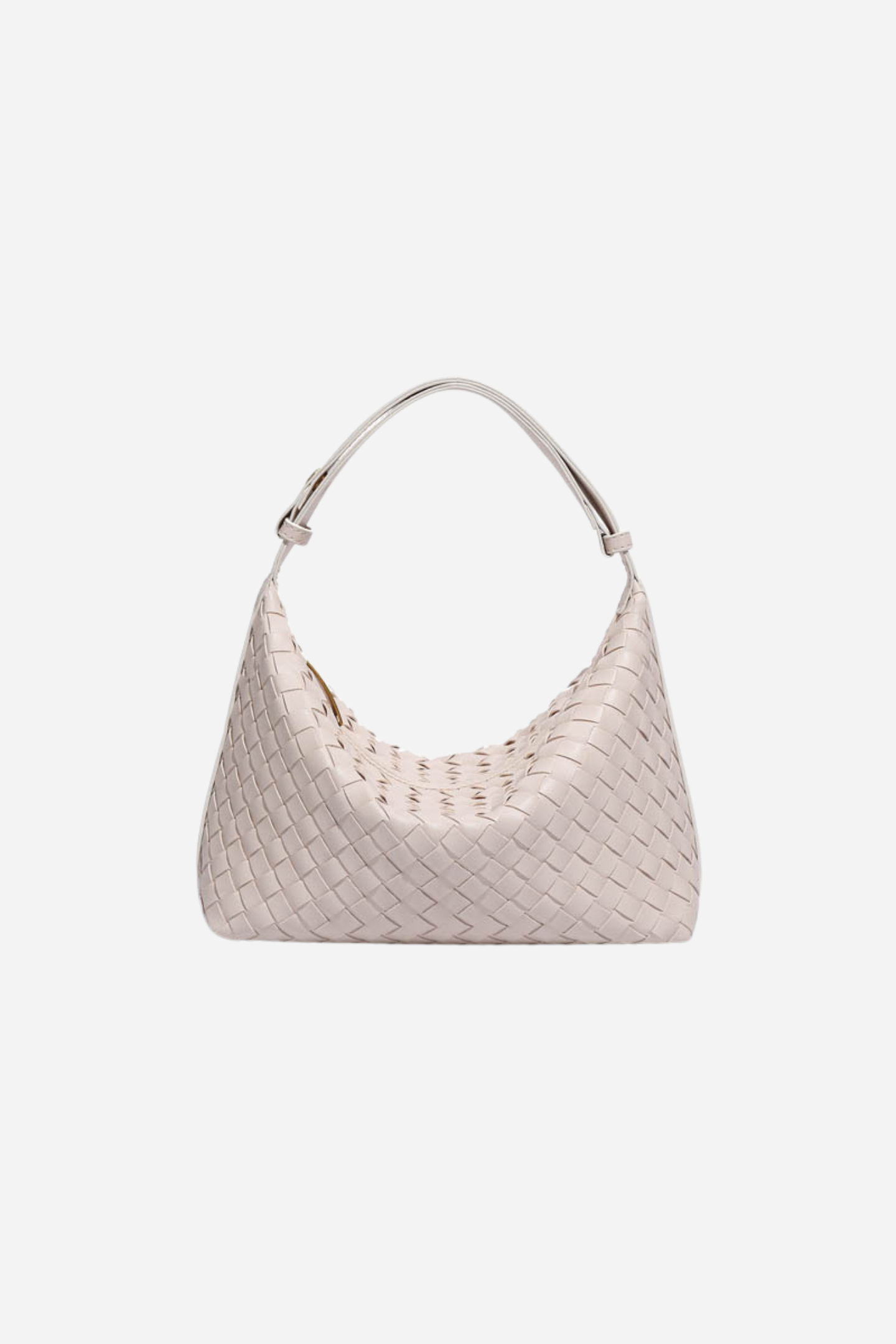 Weaved Leather Hobo Bag-Sunfere