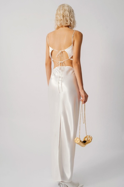 Chloe Spaghetti Strap Cutout Maxi Dress