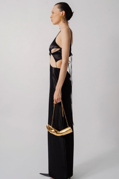 Chloe Spaghetti Strap Cutout Maxi Dress