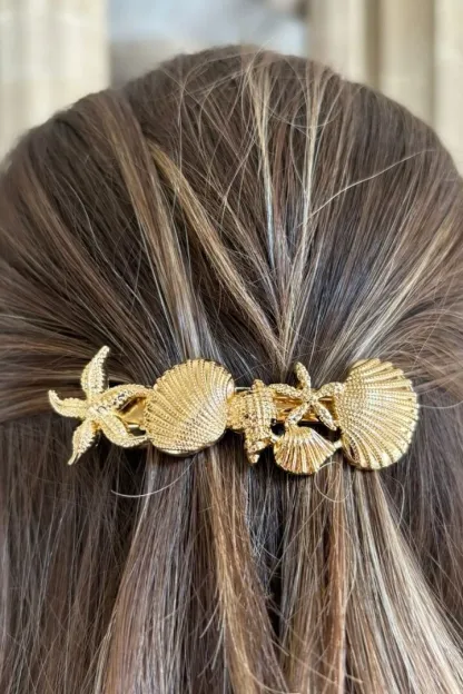 Shell Starfish Alloy Hair Clip