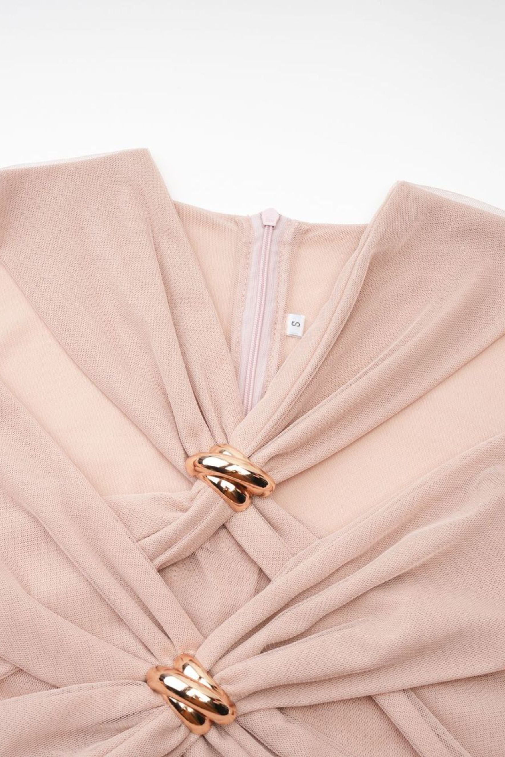 Exceptional Moments Apricot Layered Ruffle Maxi Dress