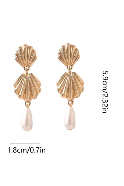 Scallops Pearl Earrings