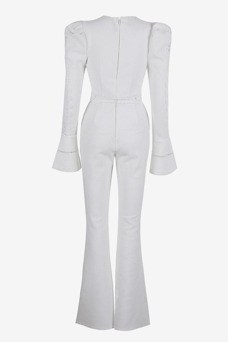 Victoria Hollow Out Flare Pants Set-Sunfere – sunfere