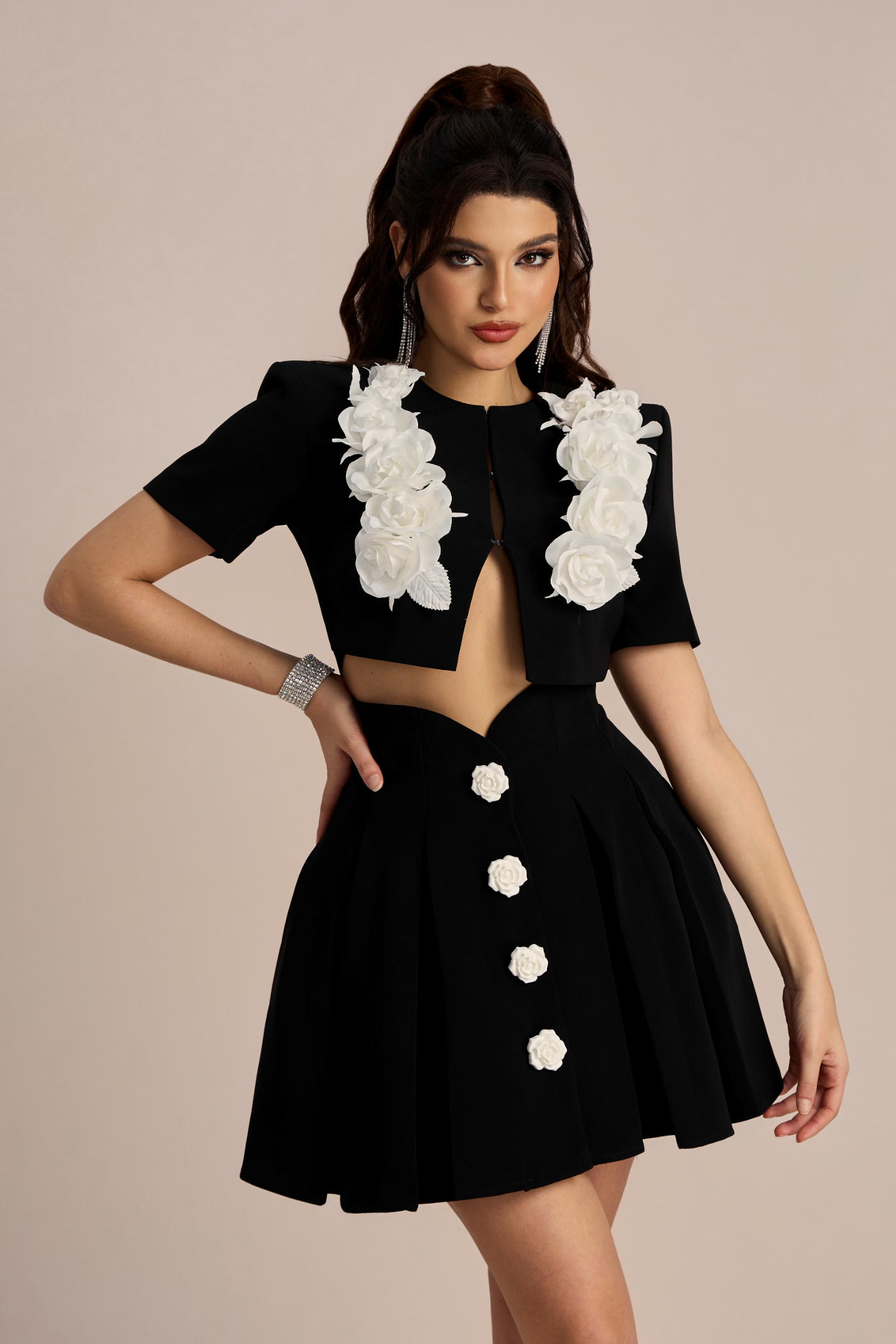 Selena Rose Embellished Set