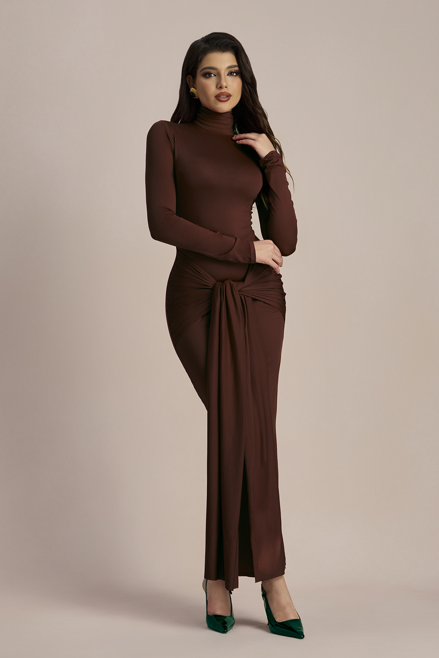 Liz Knotted Strap Maxi Dress