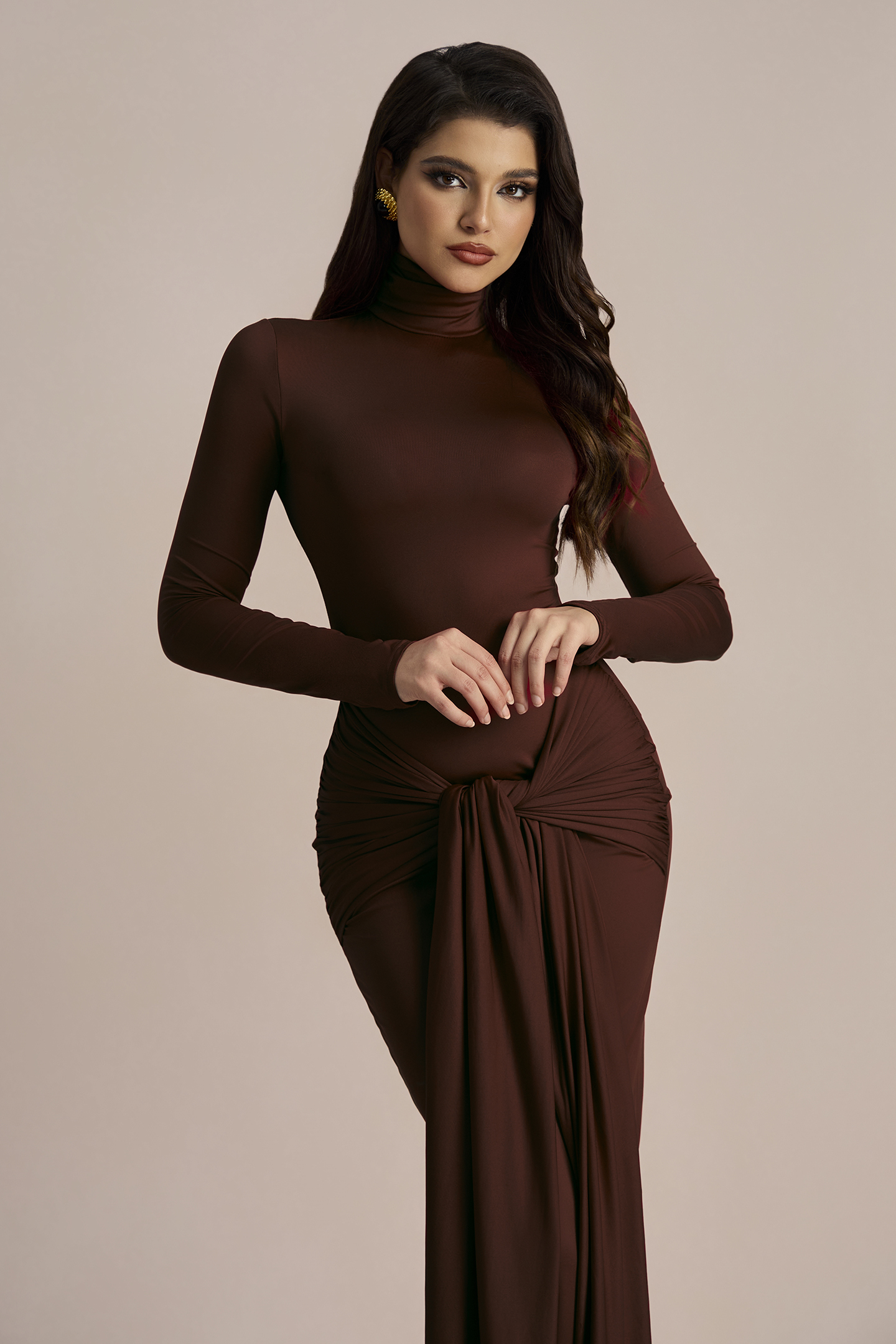 Liz Knotted Strap Maxi Dress-Sunfere Liz Knotted Strap Maxi Dress-Sunfere