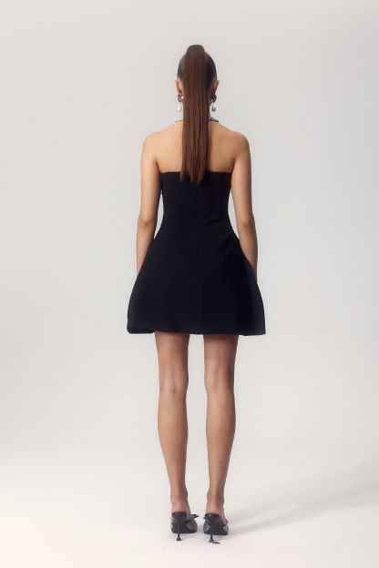 Frances Crystal-embellished Sleeveless Mini Dress