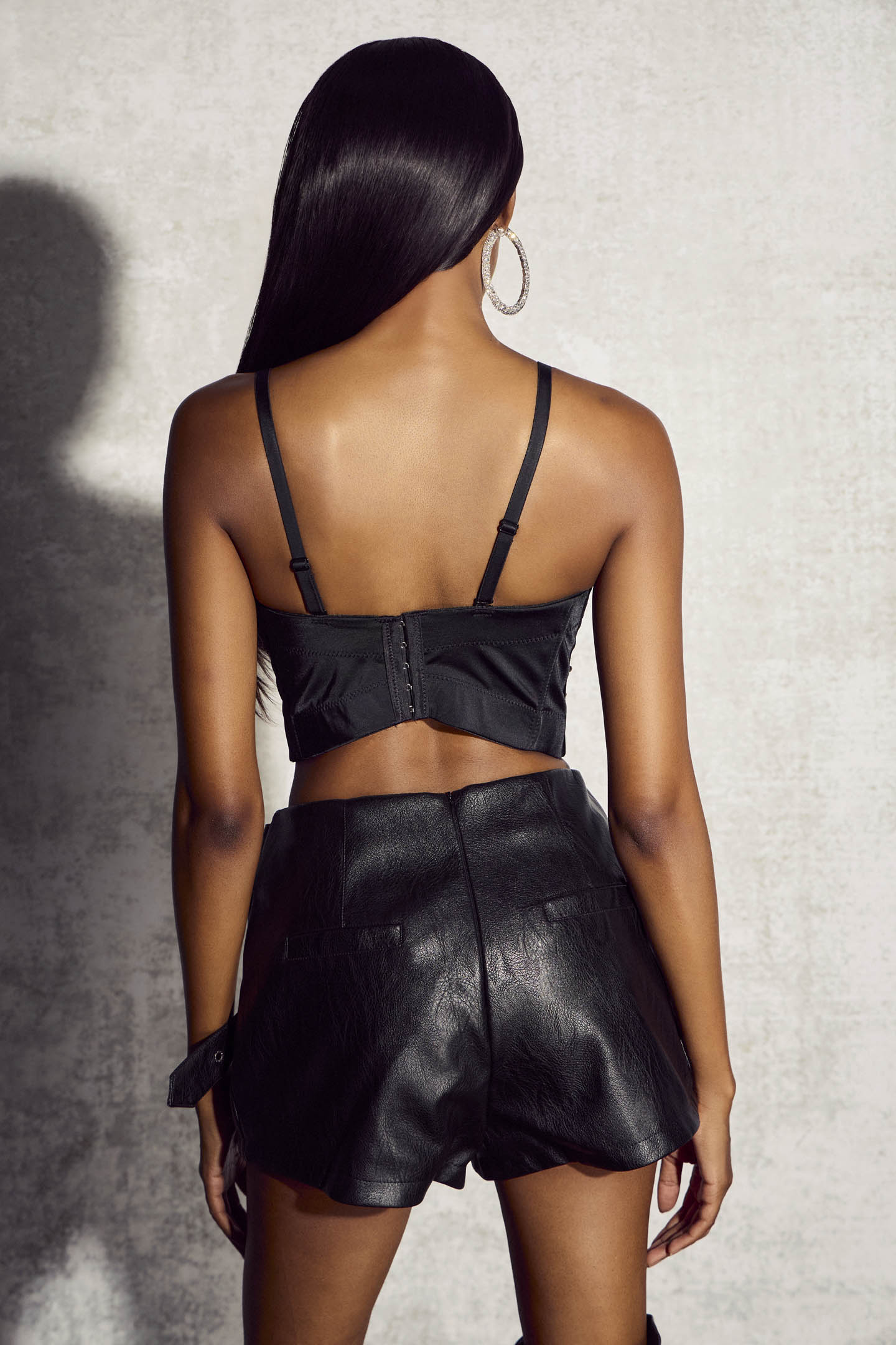 Teresa Pearl Bustier Top | Gold Mirror Corset Chic - sunfere