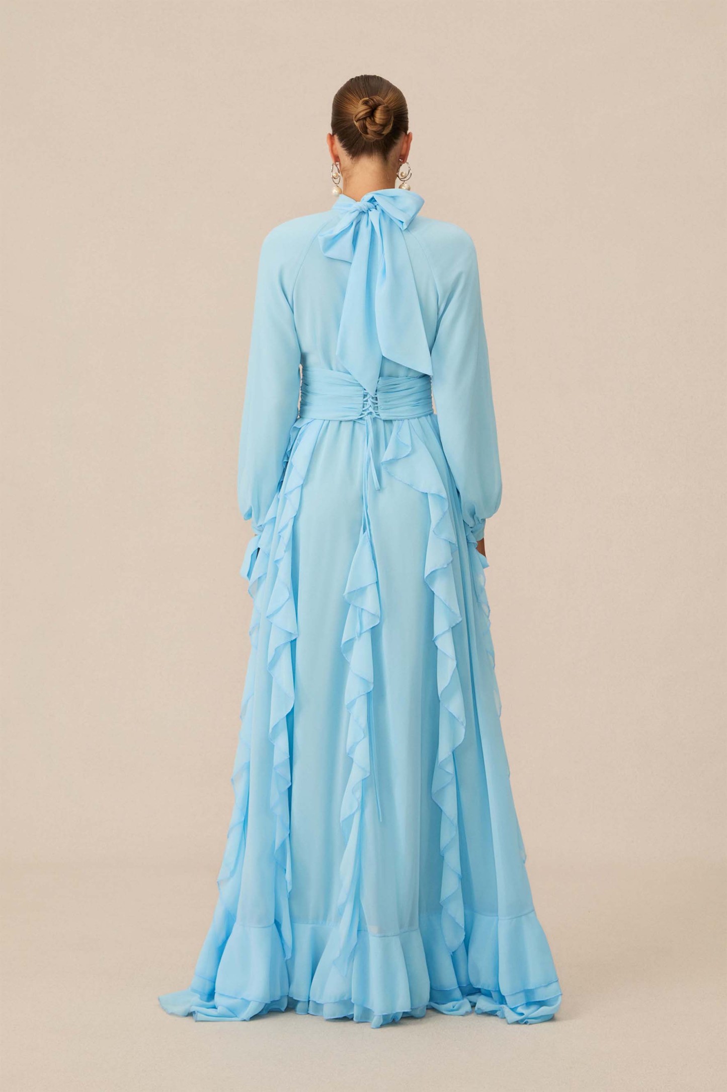 新品laubeblanc Balloon Sleeve Volume Dress Balloon Sleeve Volume Dress – L'AUBE BLANC