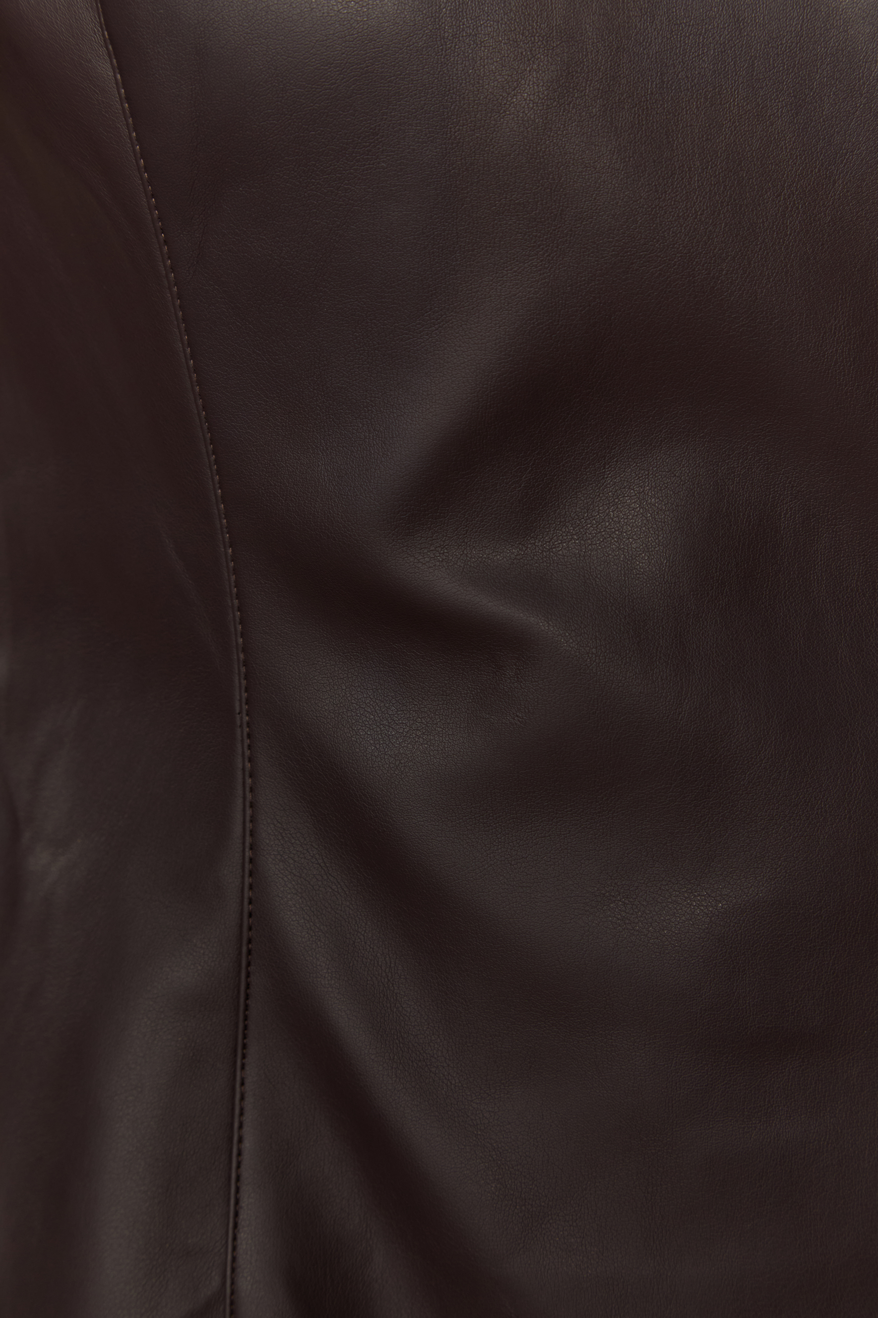 Iconic Experience Brown Faux Leather Blazer Mini Dress