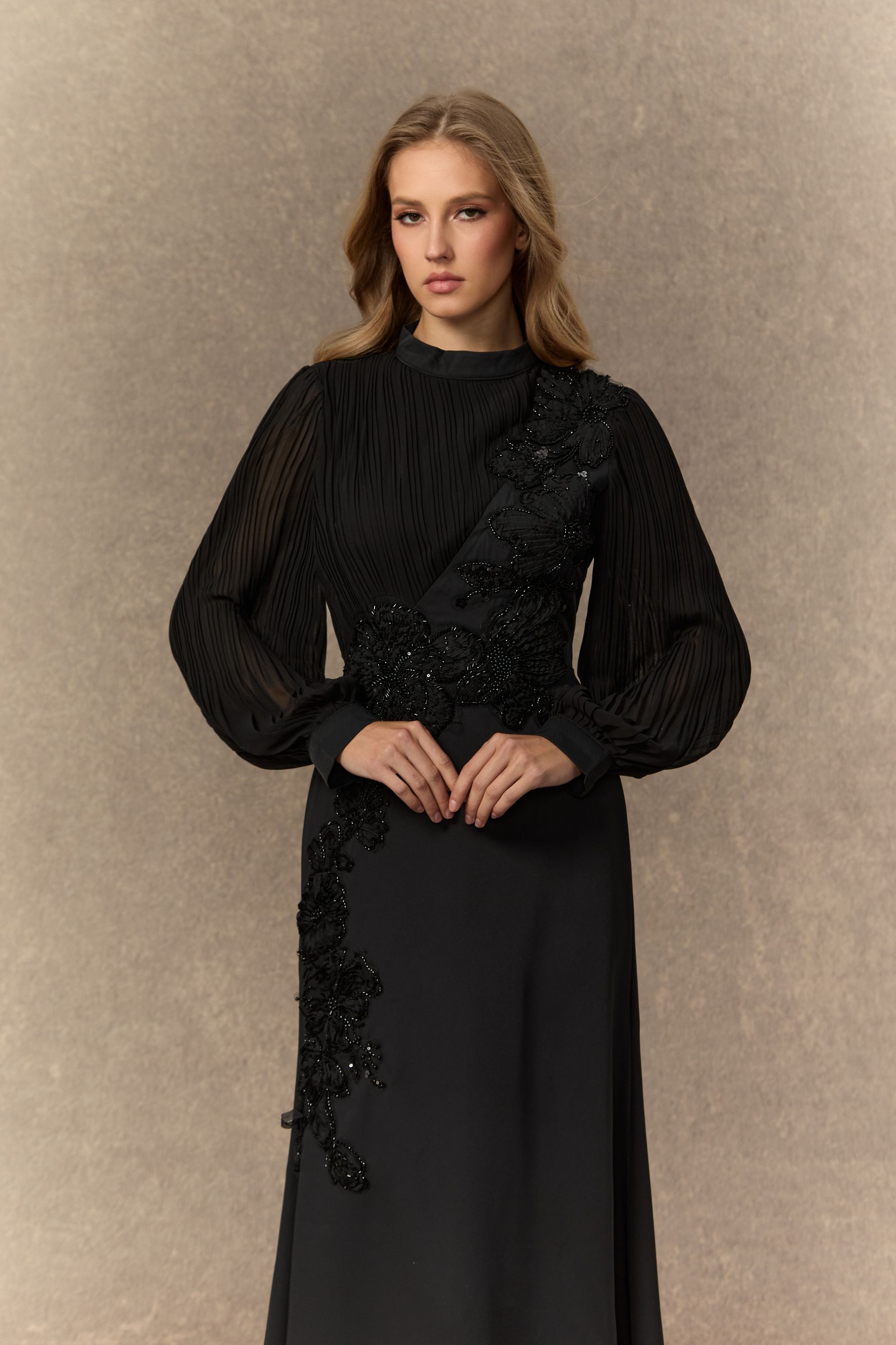 Joyful Poise Burgundy Sequin Embroidered Floral Maxi Dress