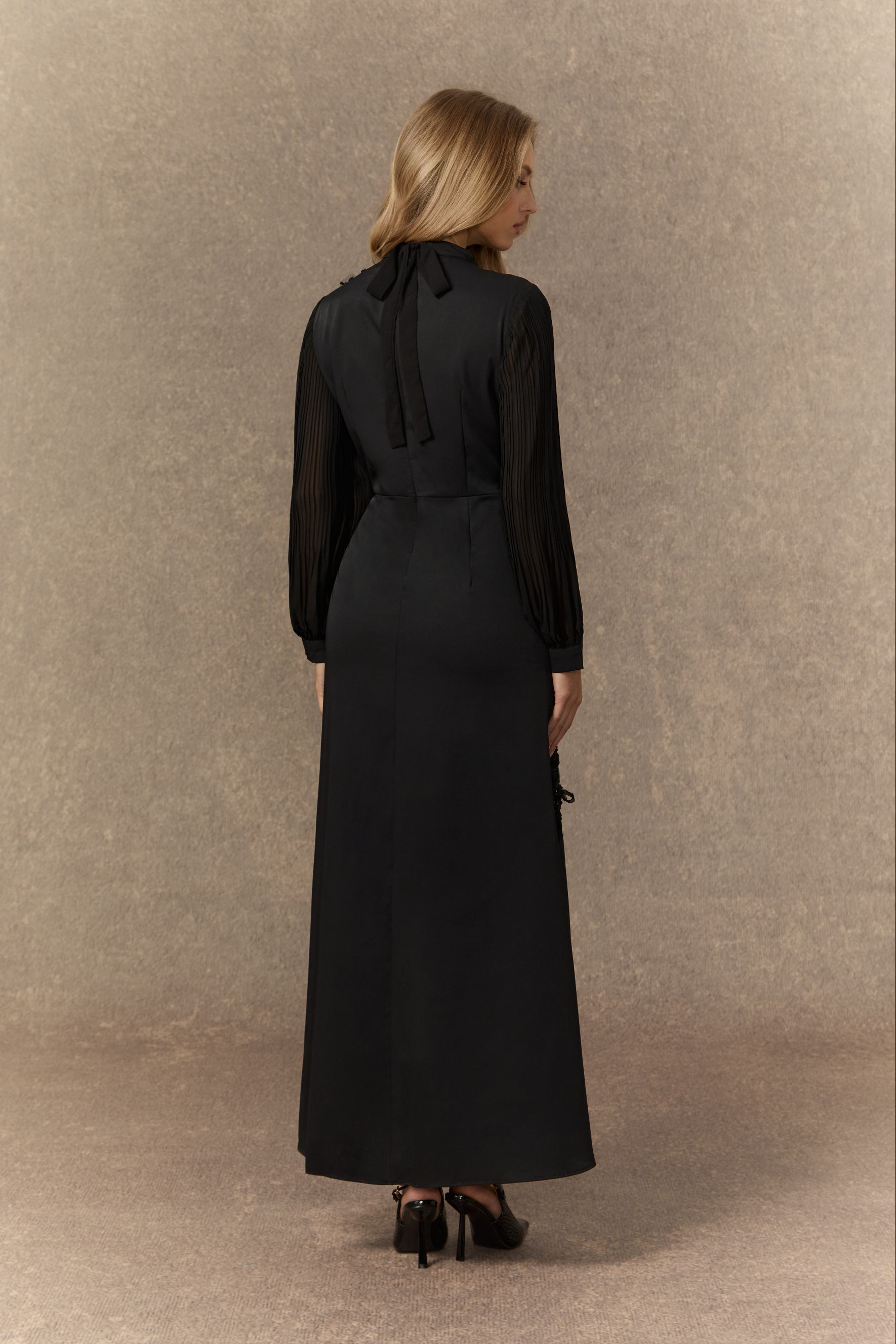 Joyful Poise Burgundy Sequin Embroidered Floral Maxi Dress