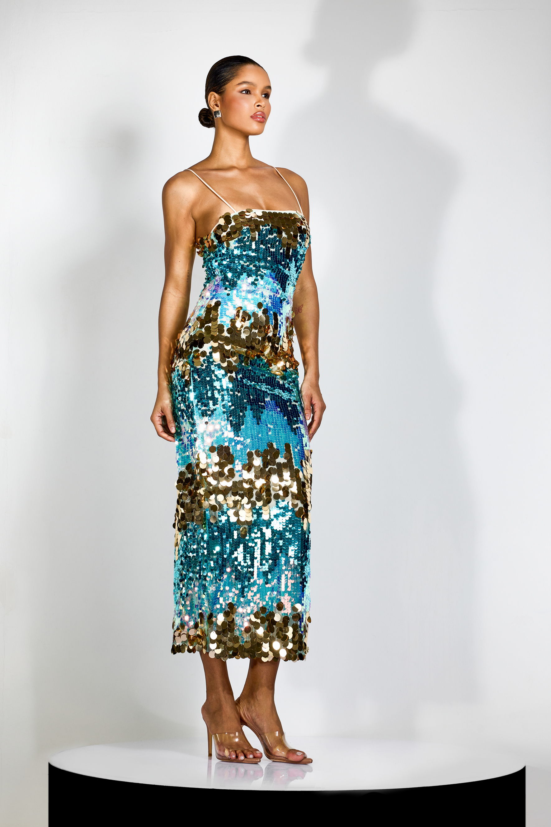 Sequins Cami Maxi Dress｜Resort Tropical women Vacation Dresses - sunfere