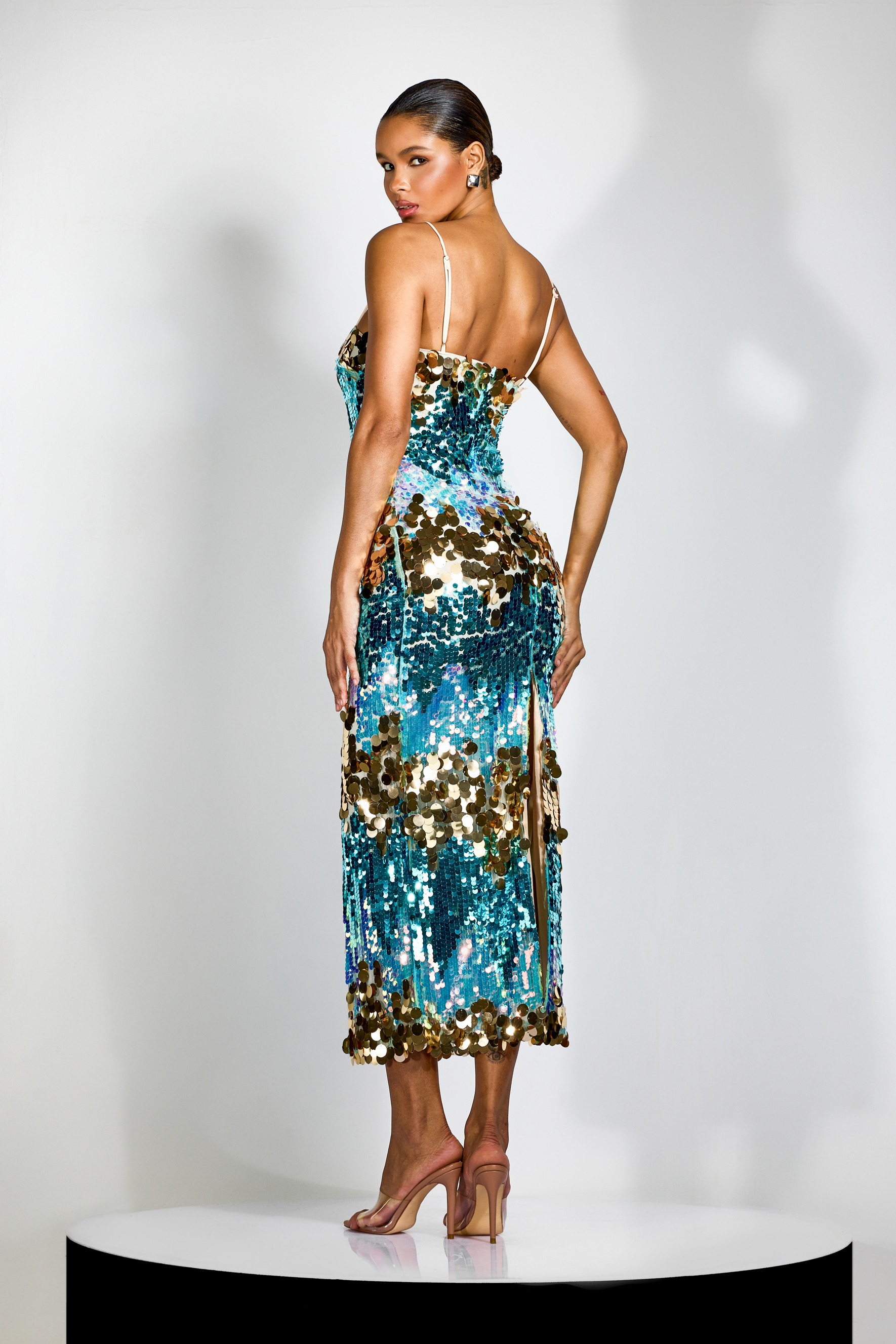 Moira Sequins Cami Maxi Dress